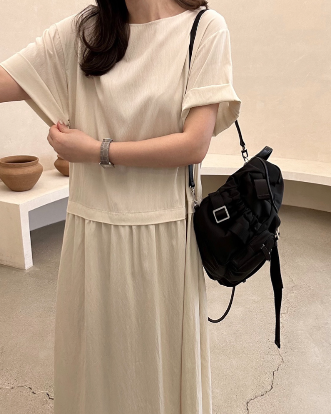 Loose fit midi dress