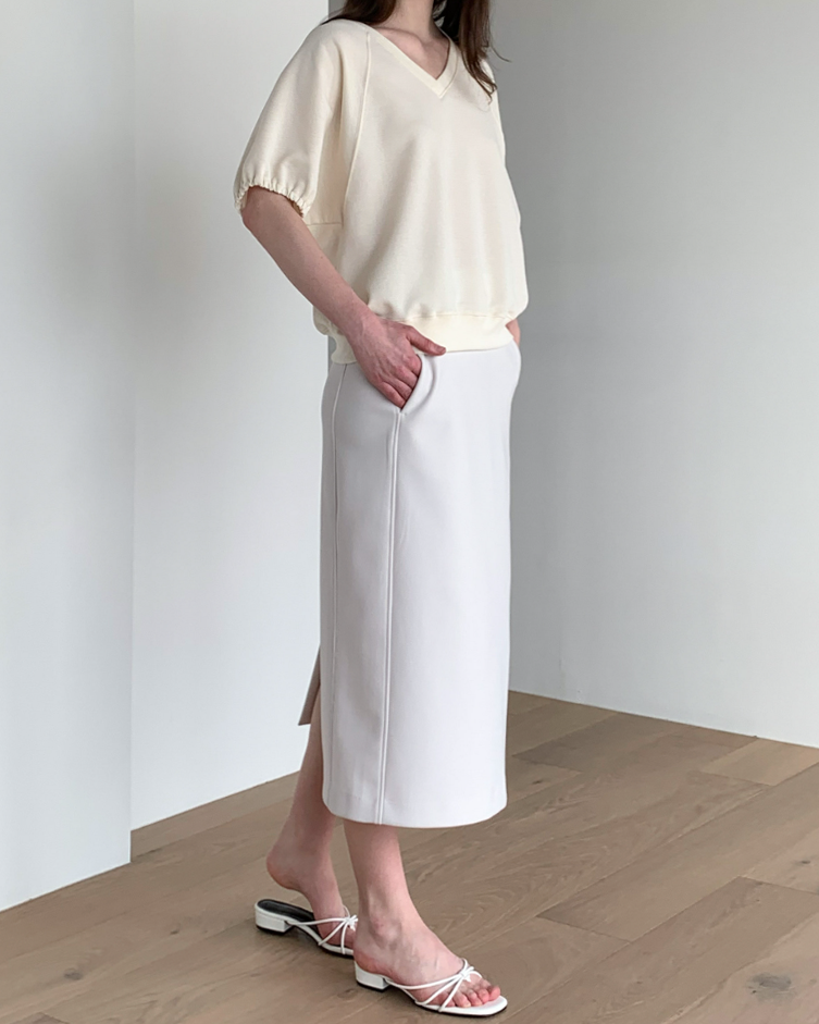 V neck sweatshirt