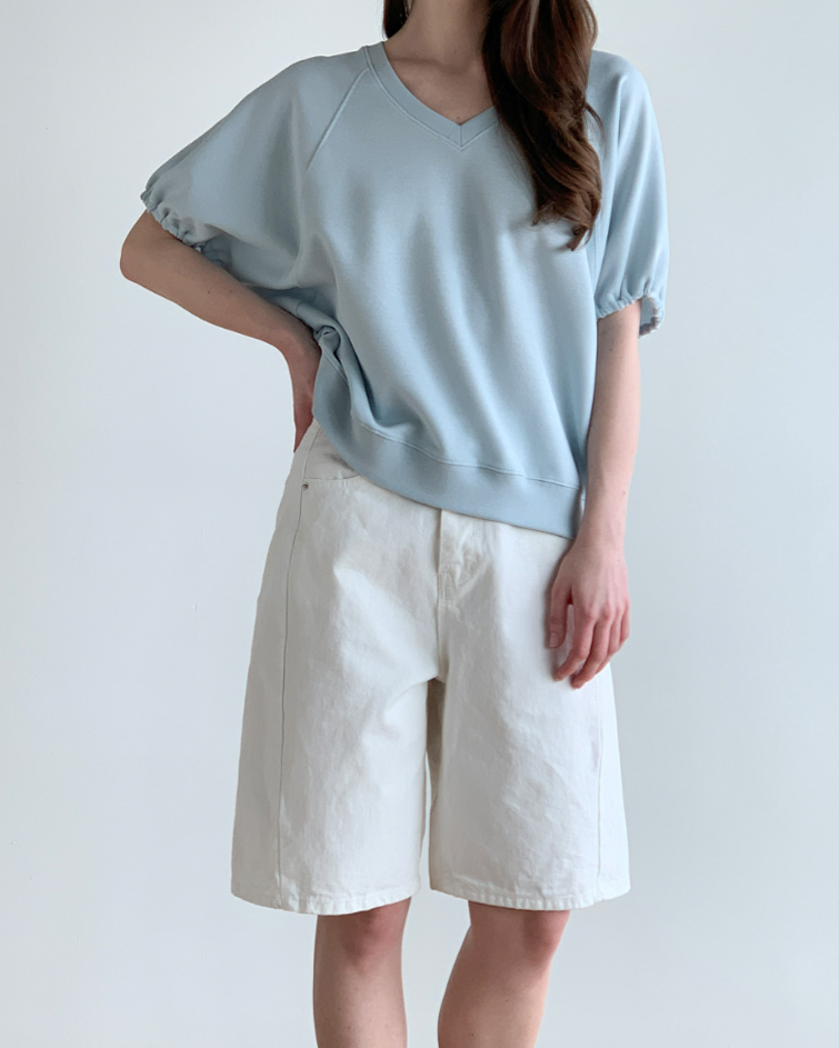 V neck sweatshirt