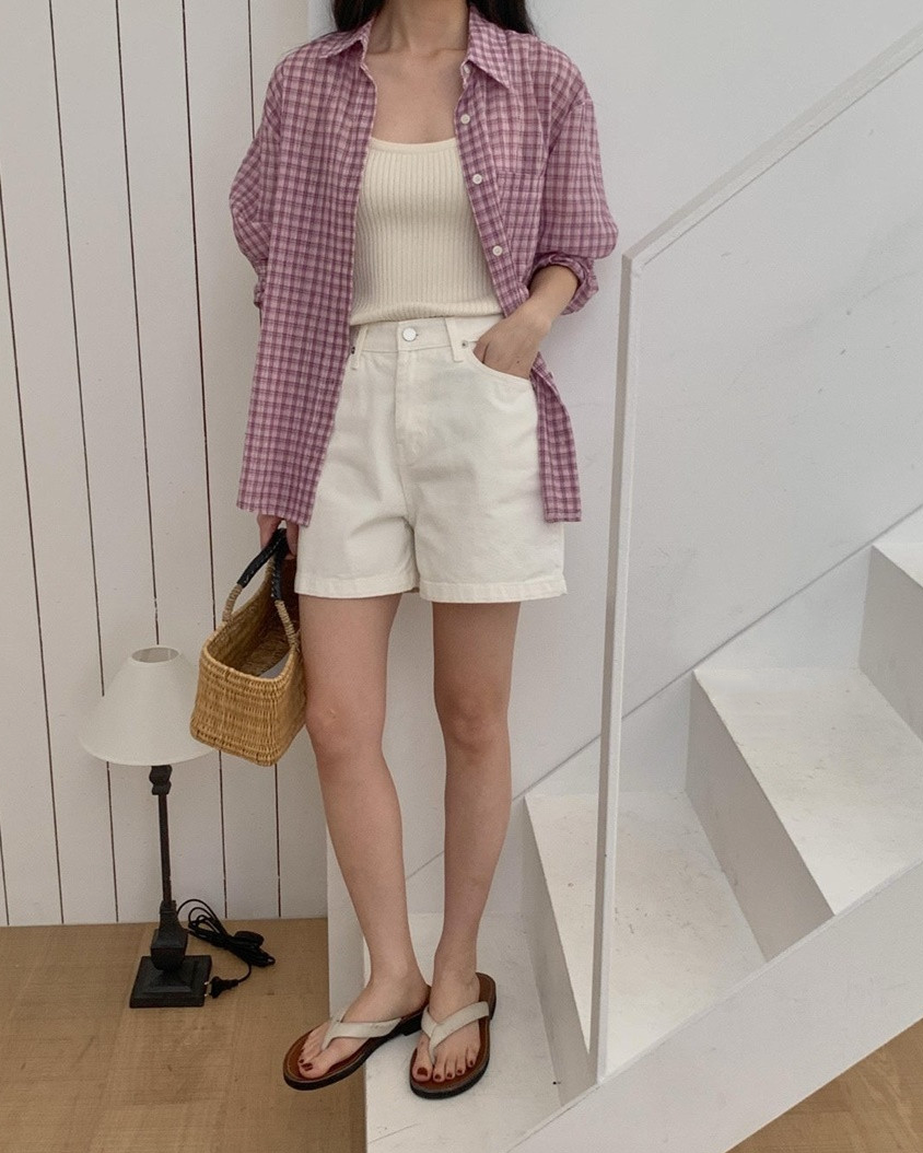 Summer checkered shirt