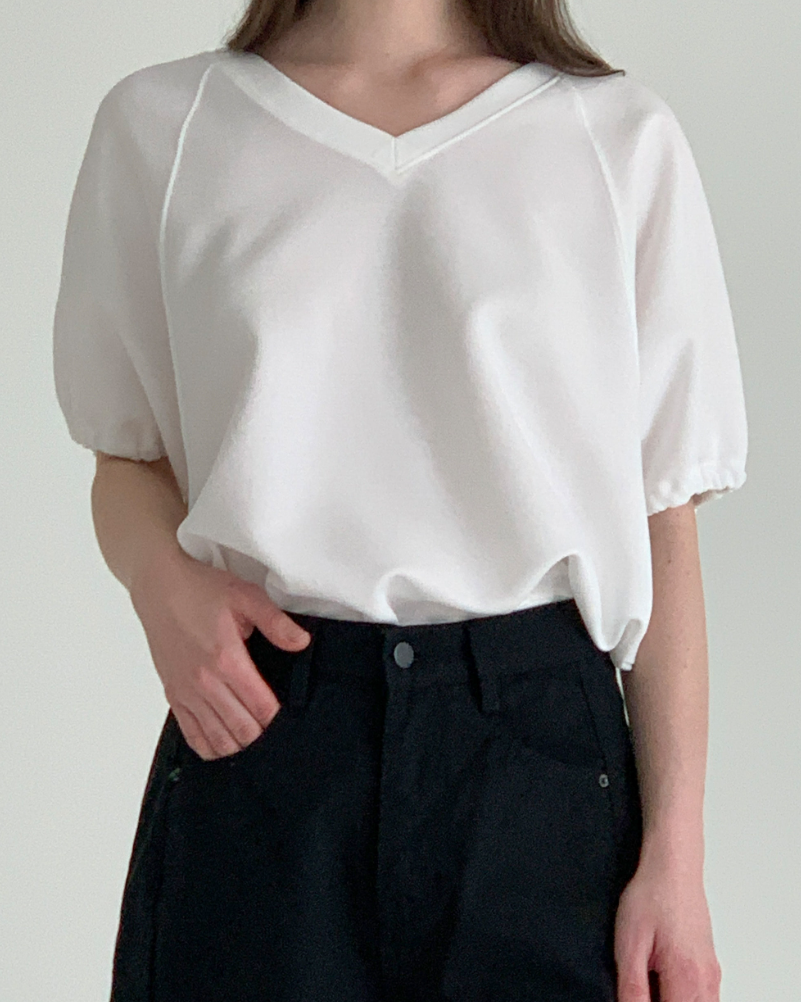 V neck sweatshirt