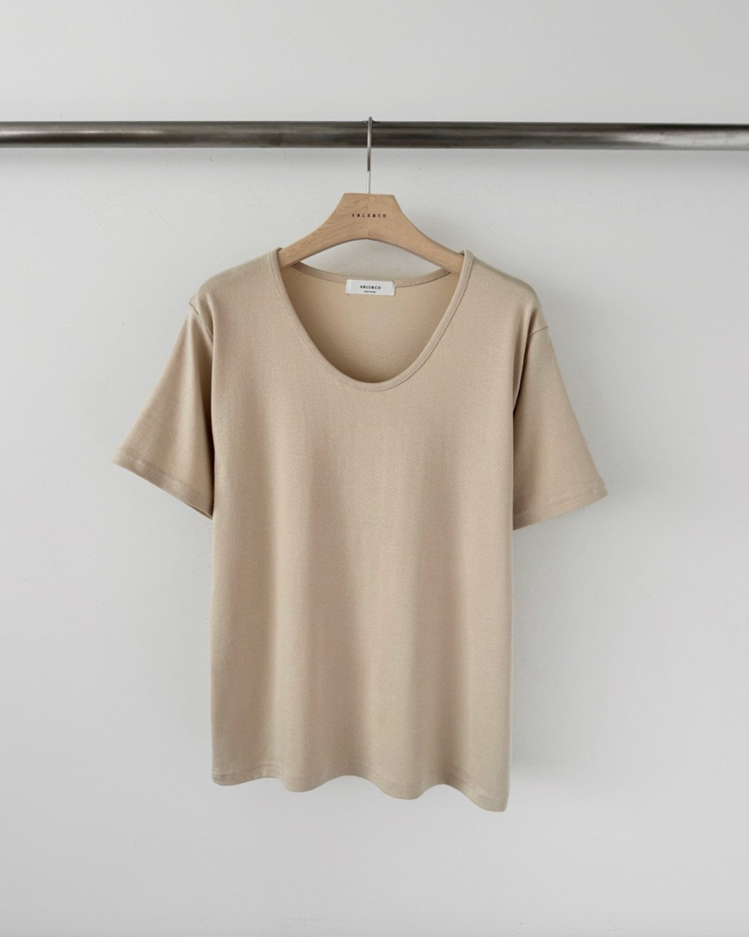 Modal U neck T-shirt