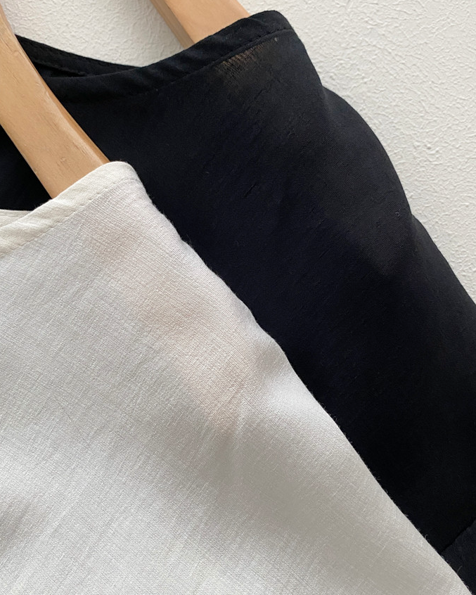 Waist string rayon blouse