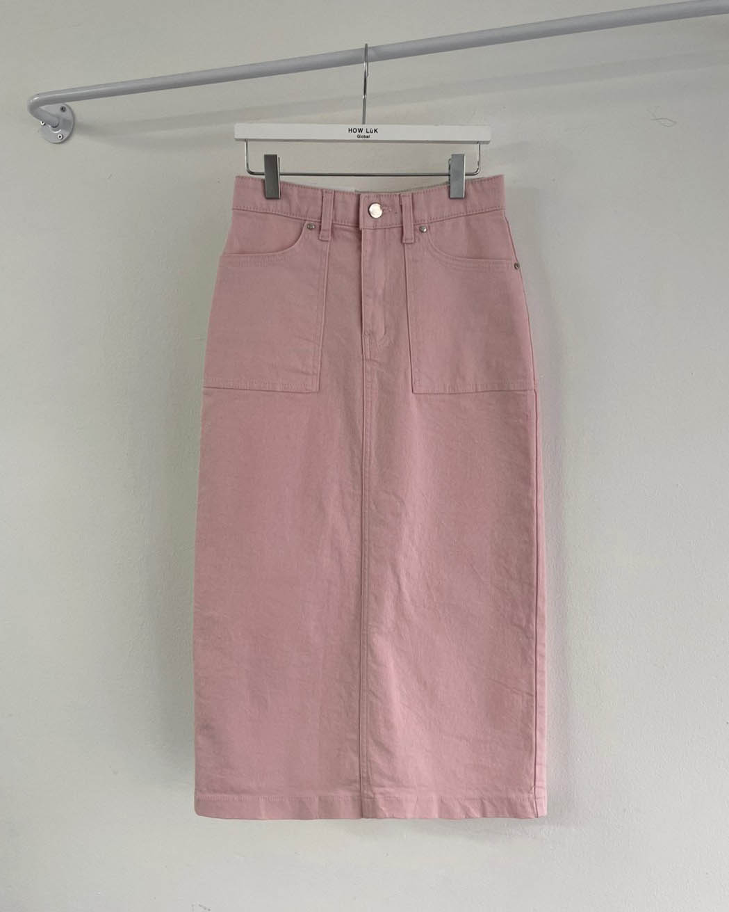 Big pocket cotton skirt