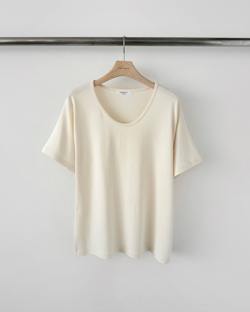 Modal U neck T-shirt