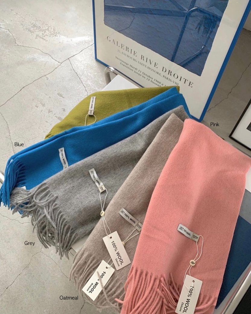 (F/W) Wool 100% muffler