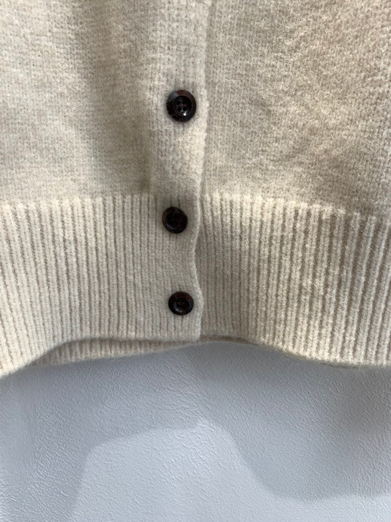 (F/W)High neck cardigan