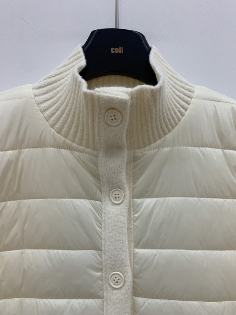 (F/W) Padded button-up jacket