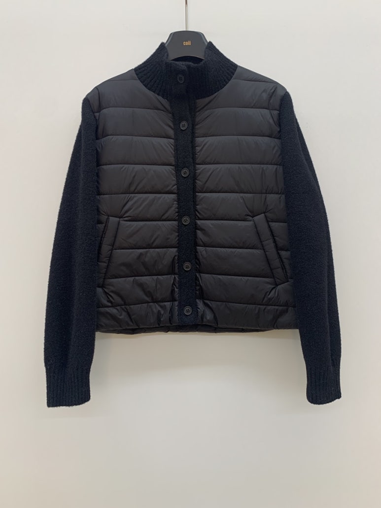 (F/W) Padded button-up jacket
