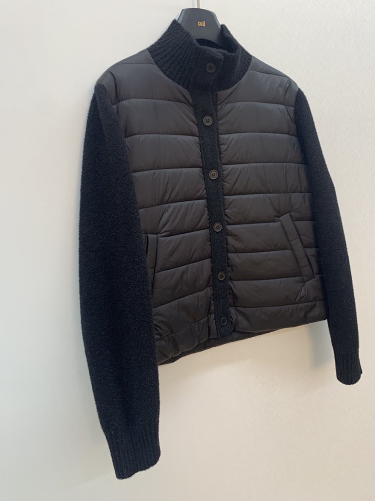 (F/W) Padded button-up jacket