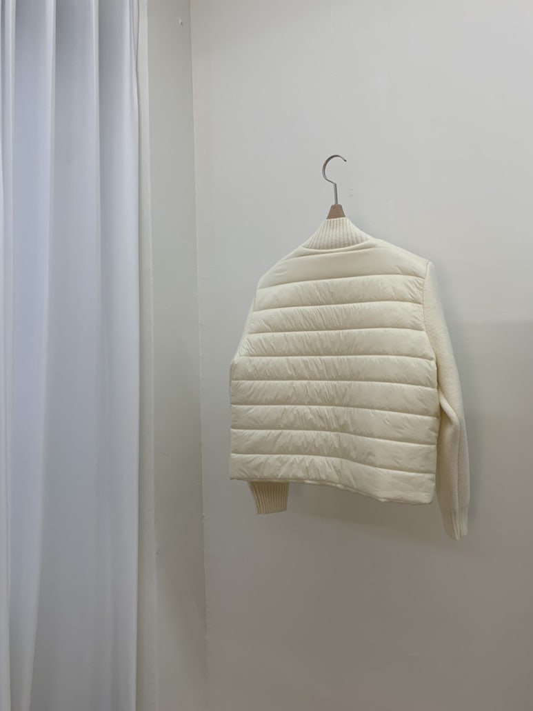 (F/W) Padded button-up jacket