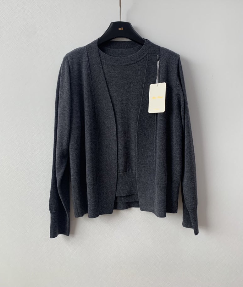 (F/W) Fine Wool cardigan set