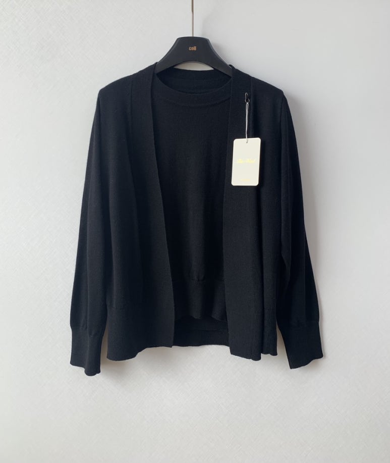 (F/W) Fine Wool cardigan set