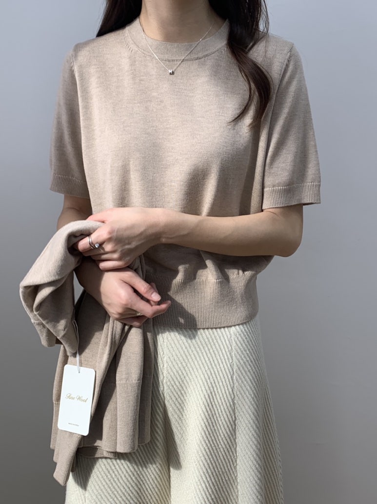 (F/W) Fine Wool cardigan set