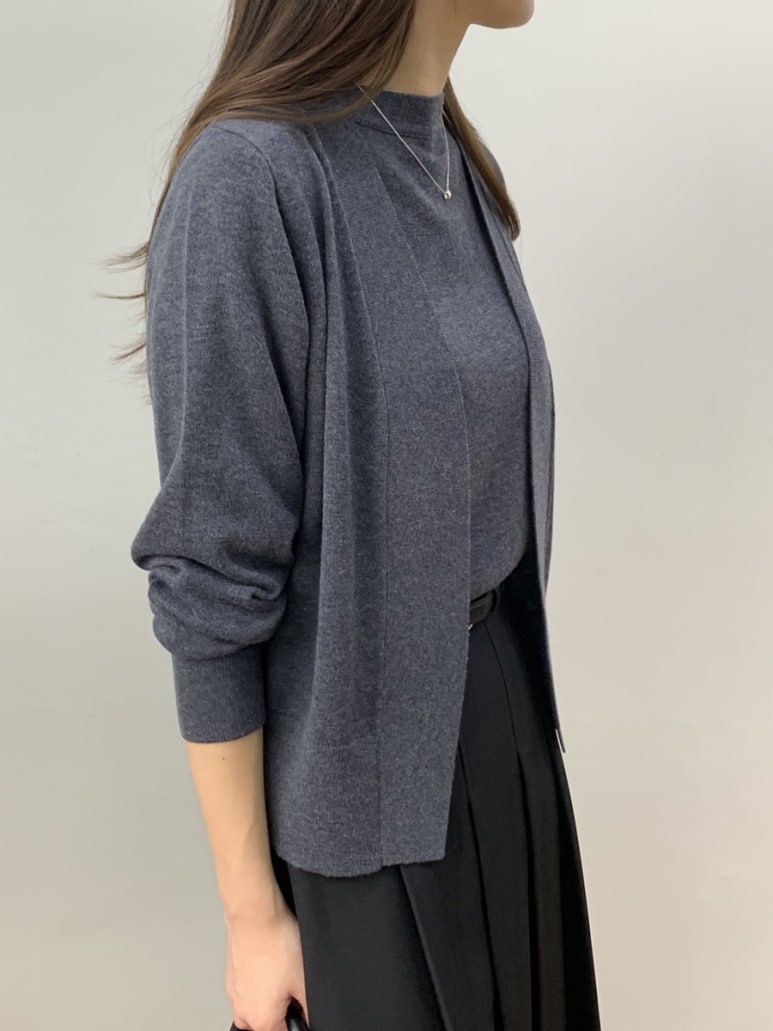 (F/W) Fine Wool cardigan set