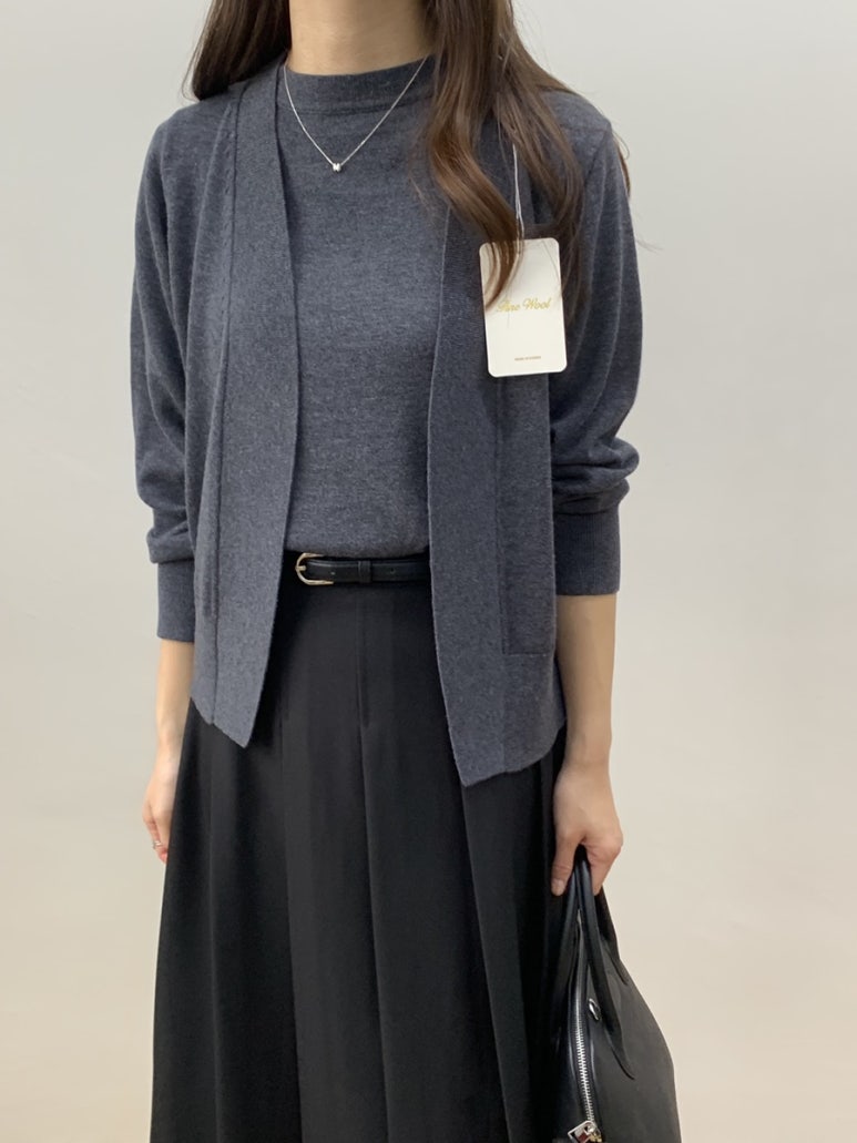 (F/W) Fine Wool cardigan set