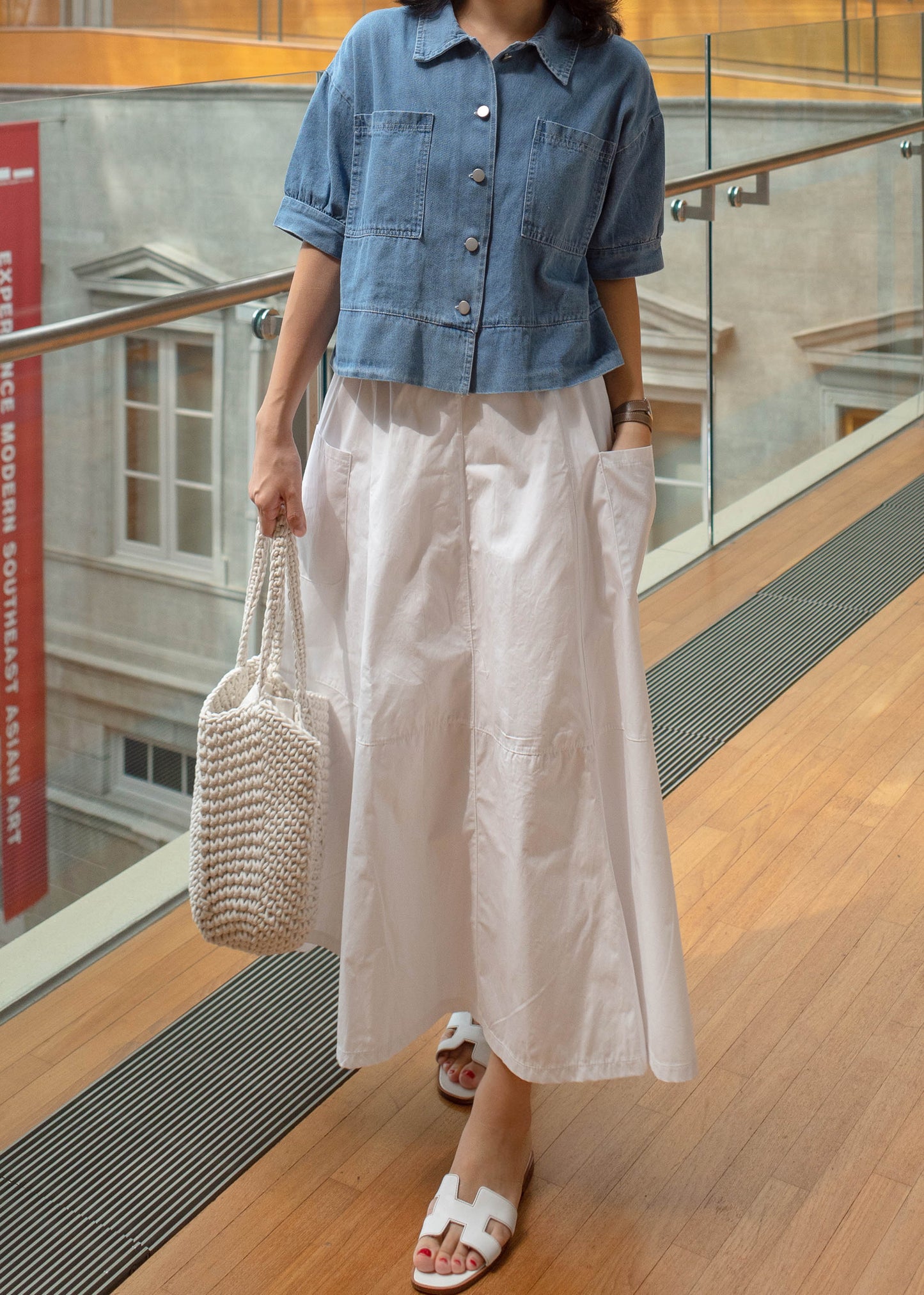 Miyu cotton full skirt