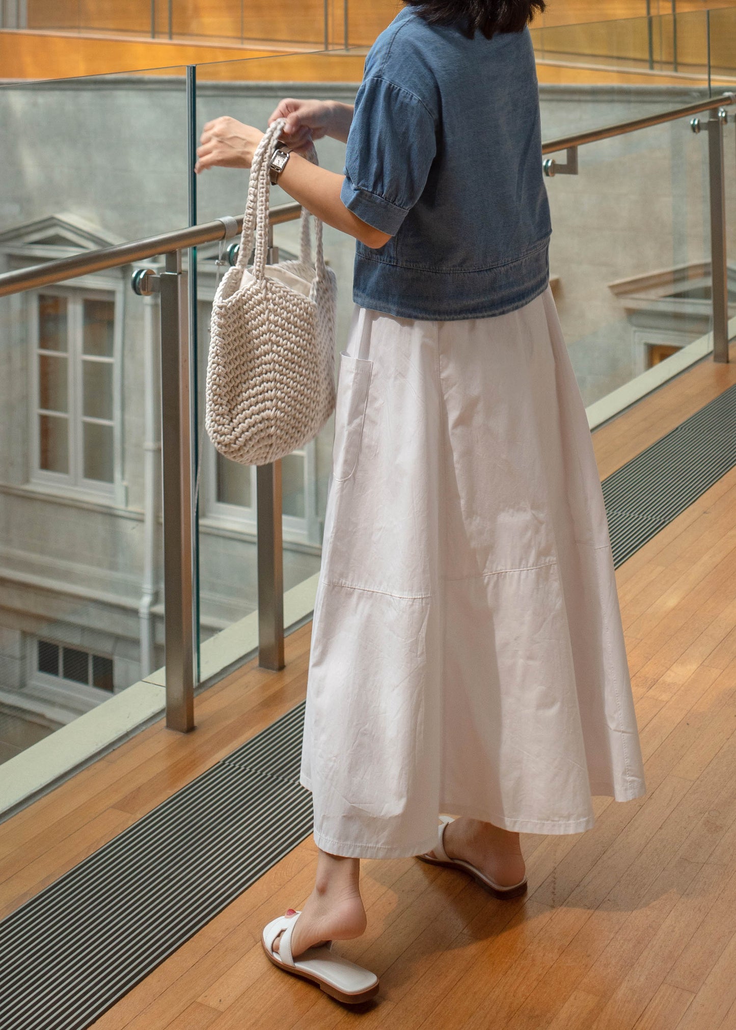 Miyu cotton full skirt