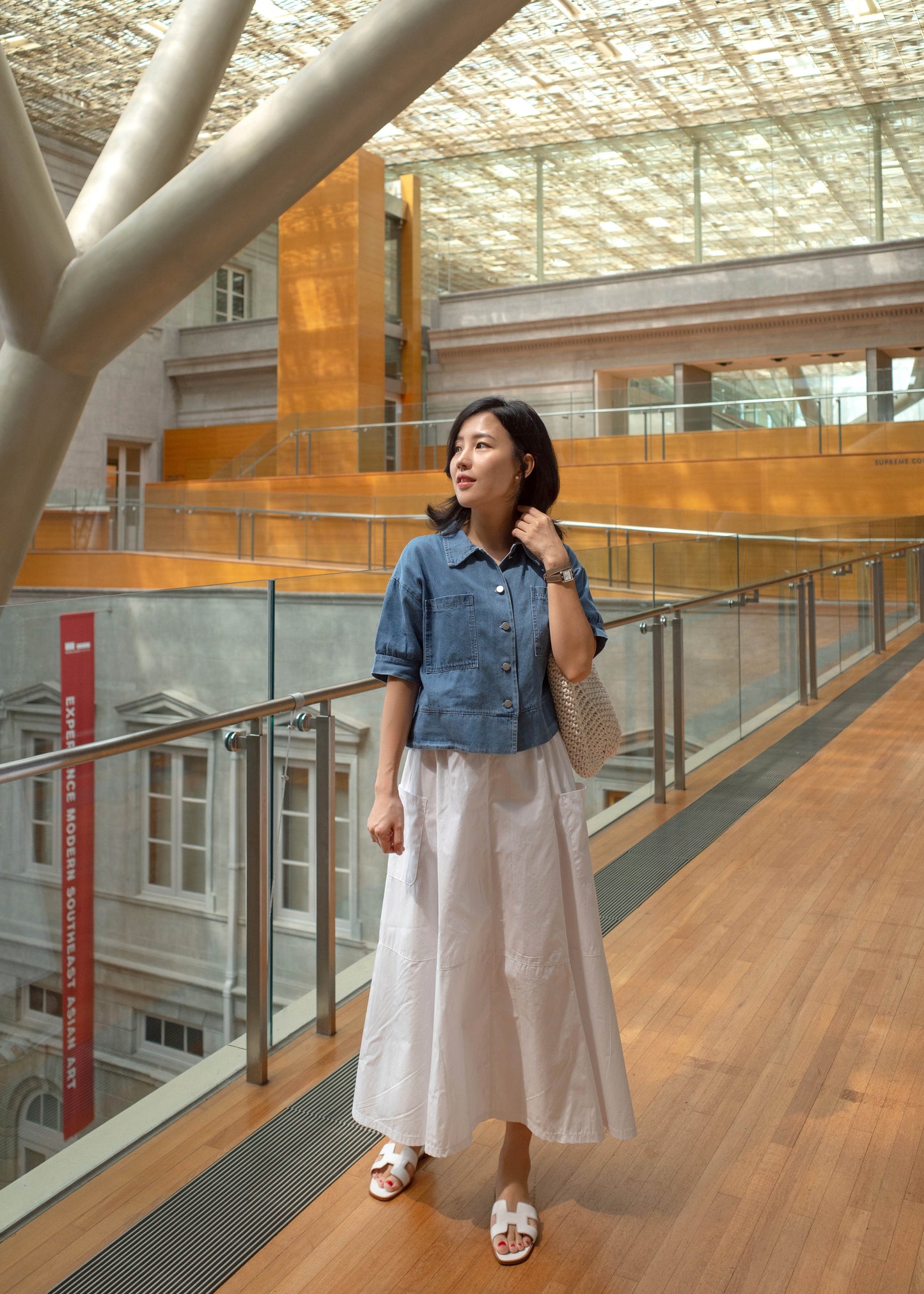 Miyu cotton full skirt