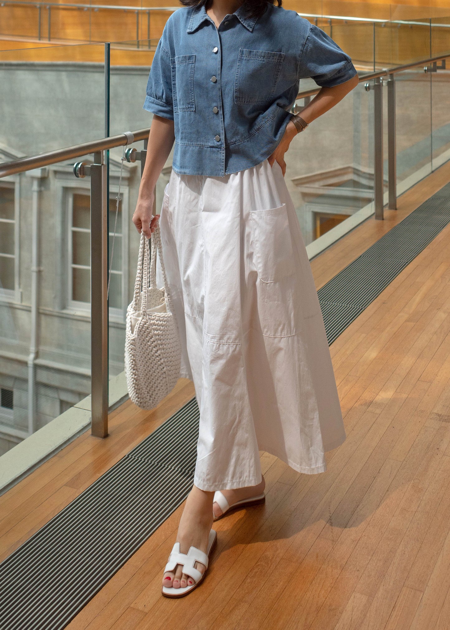 Miyu cotton full skirt