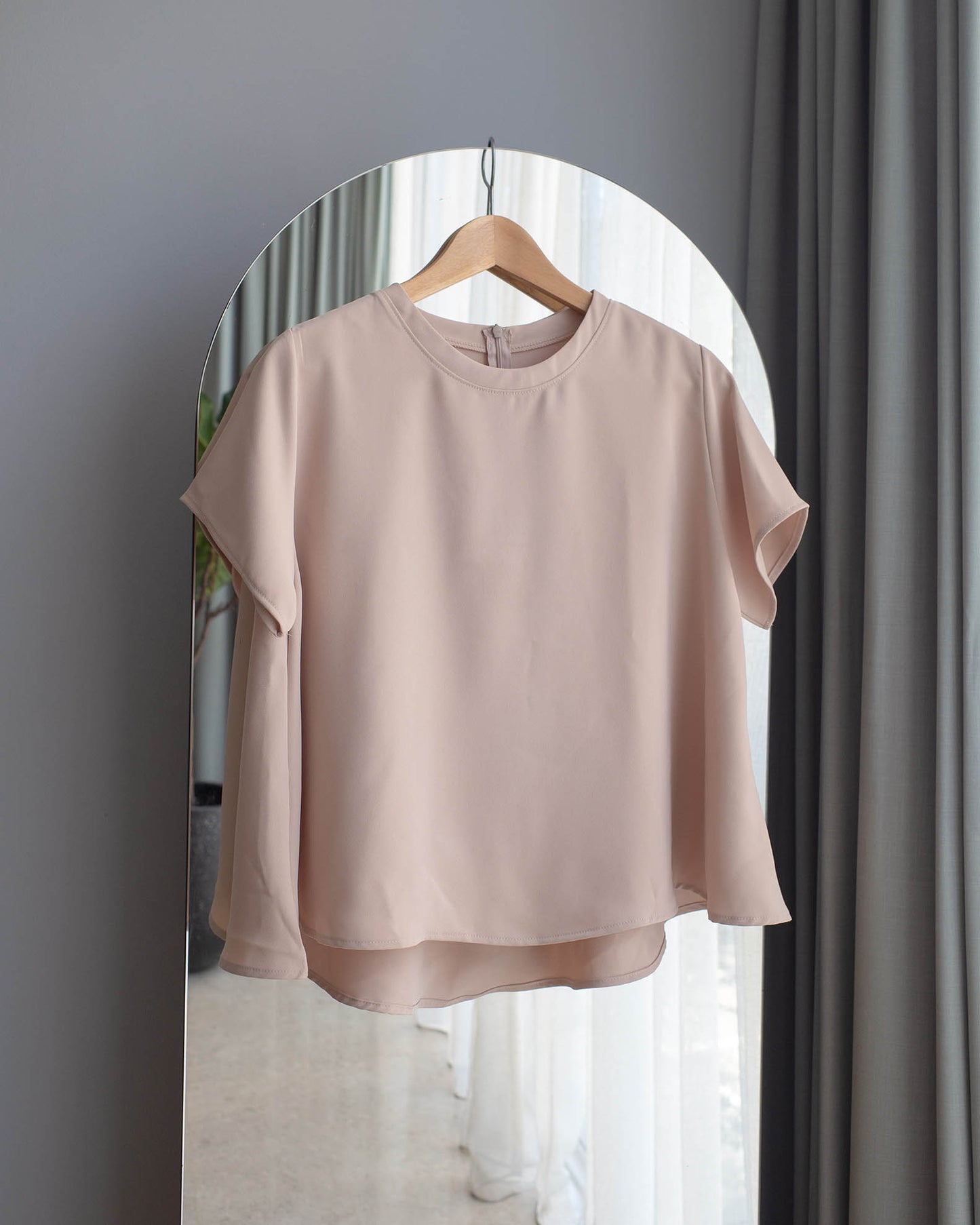Silky skirt set