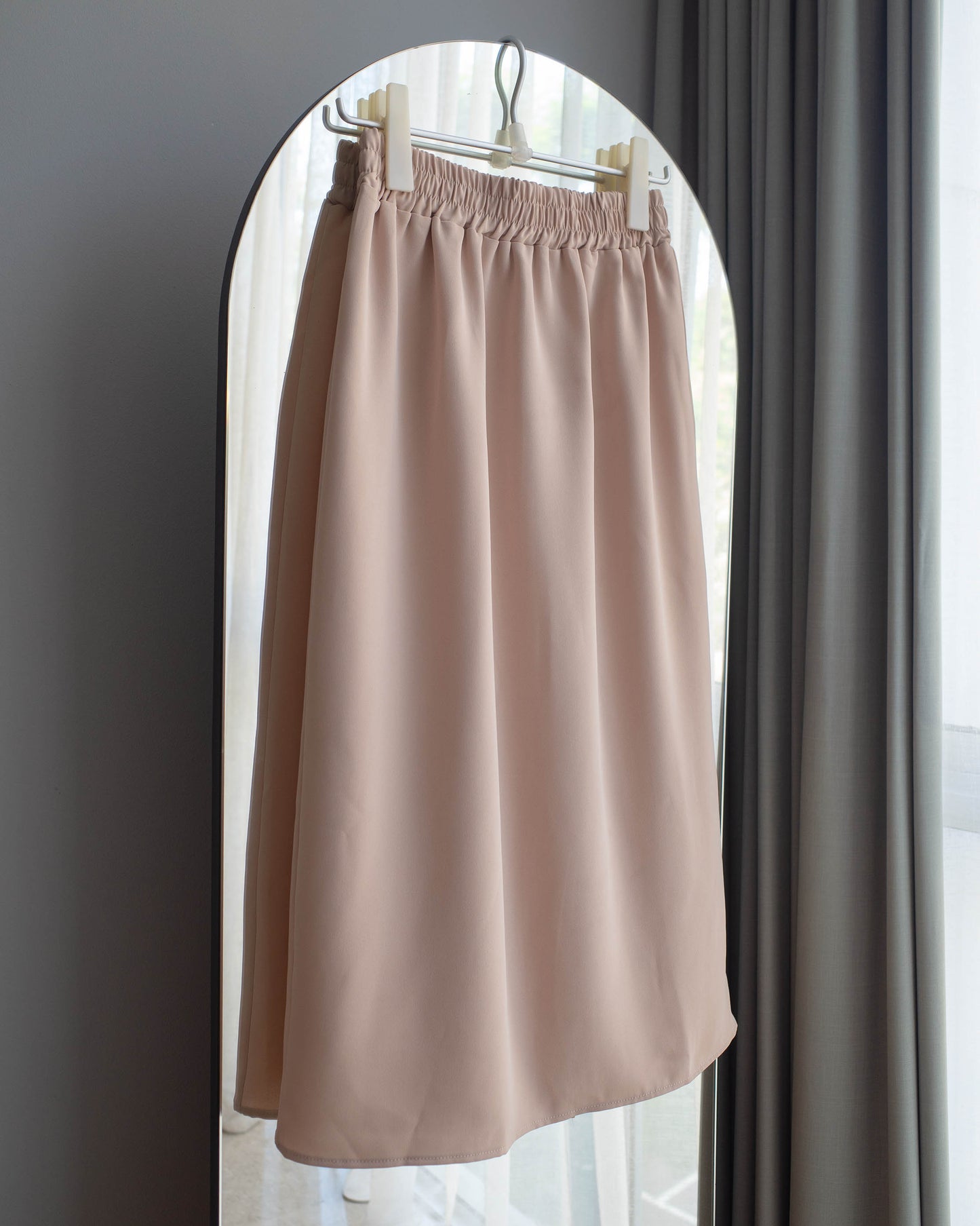 Silky skirt set