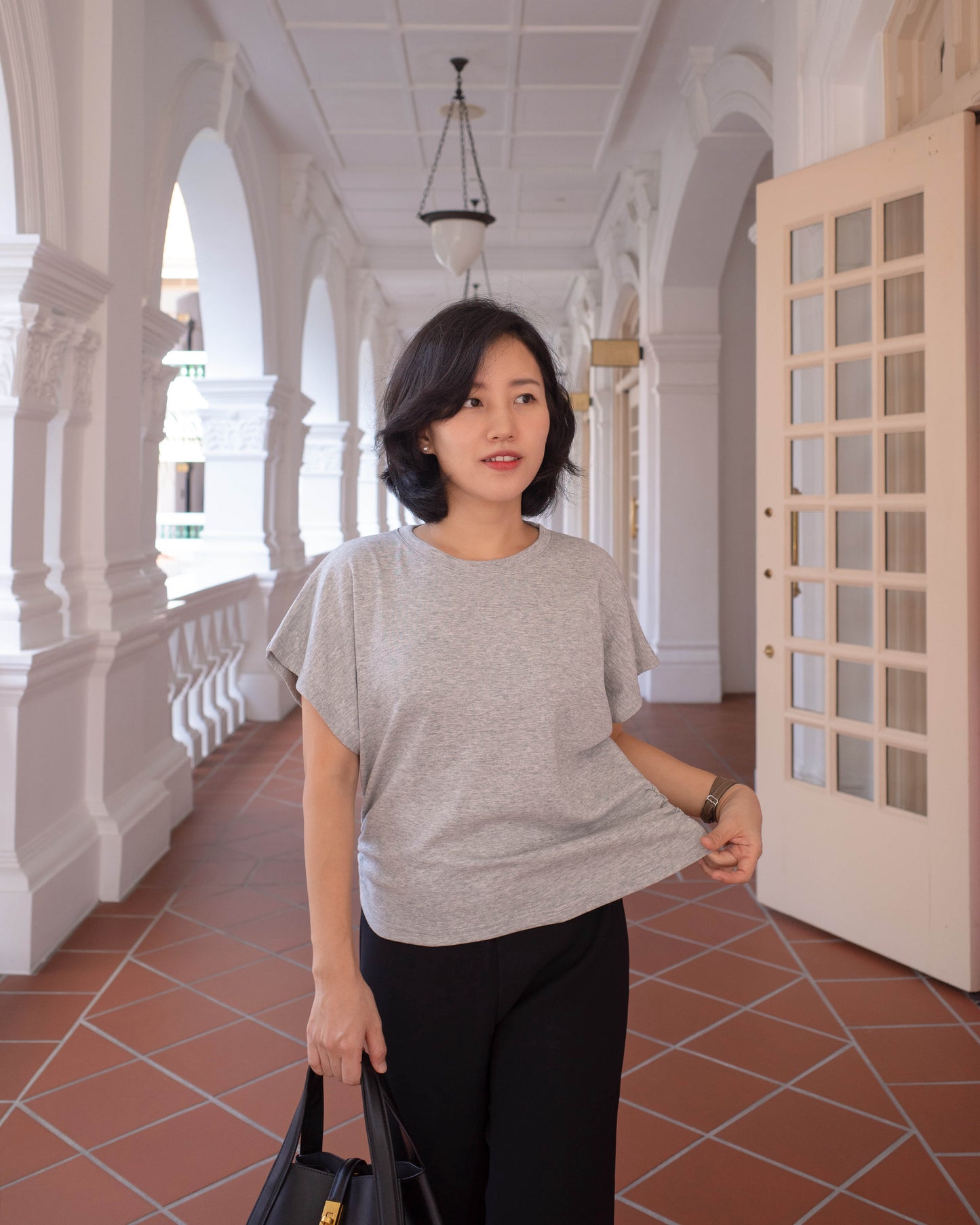 Shirring tee