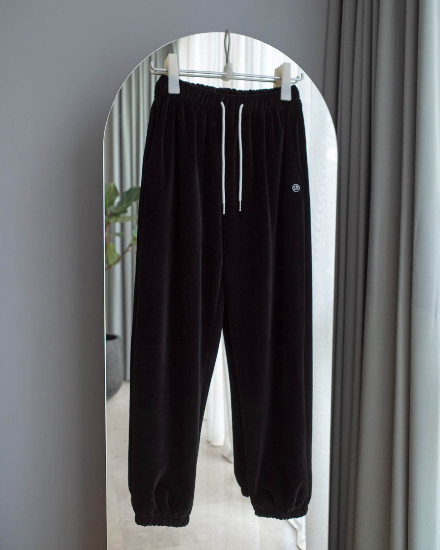 Velour jogger pants