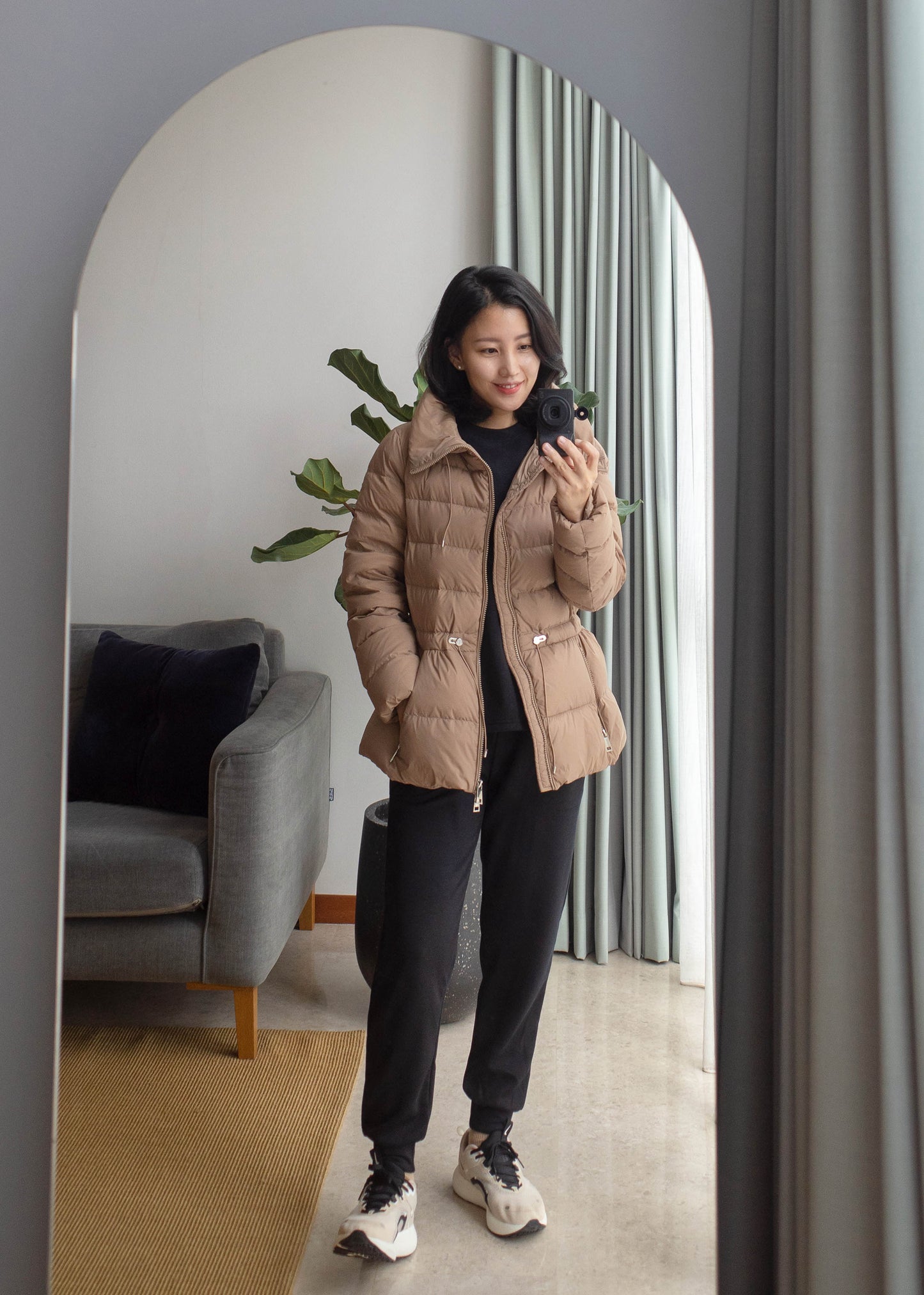 Slim duck down jacket