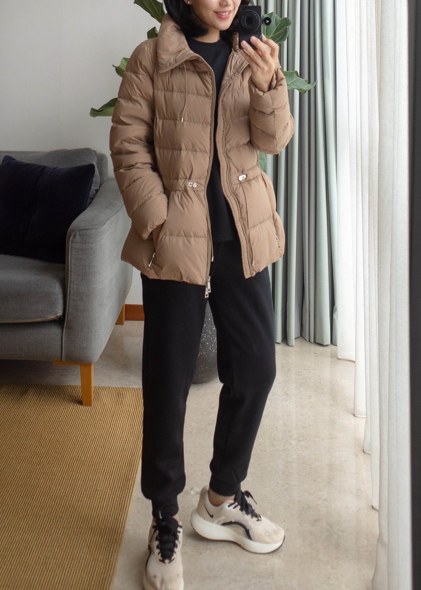 Slim duck down jacket