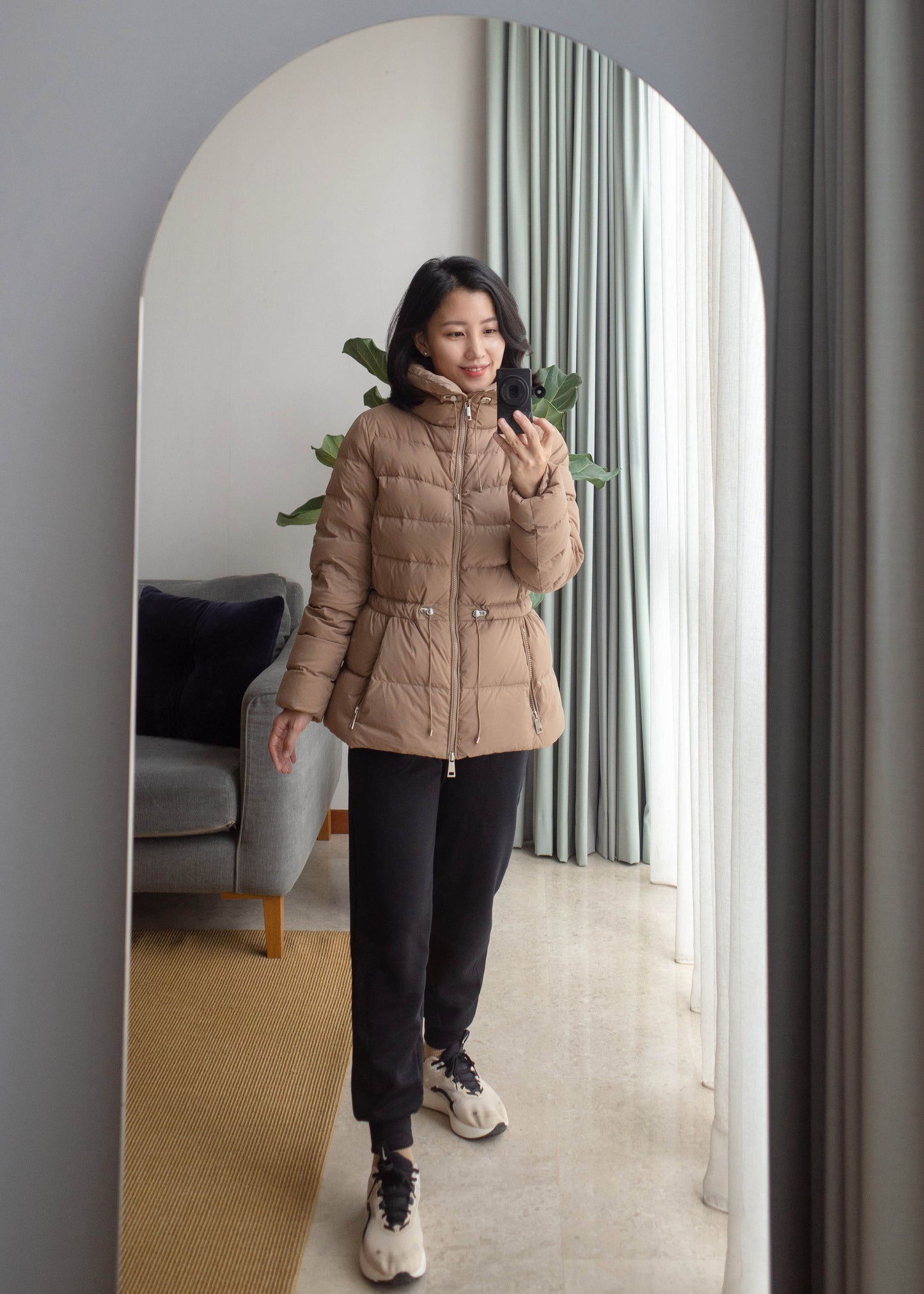 Slim duck down jacket