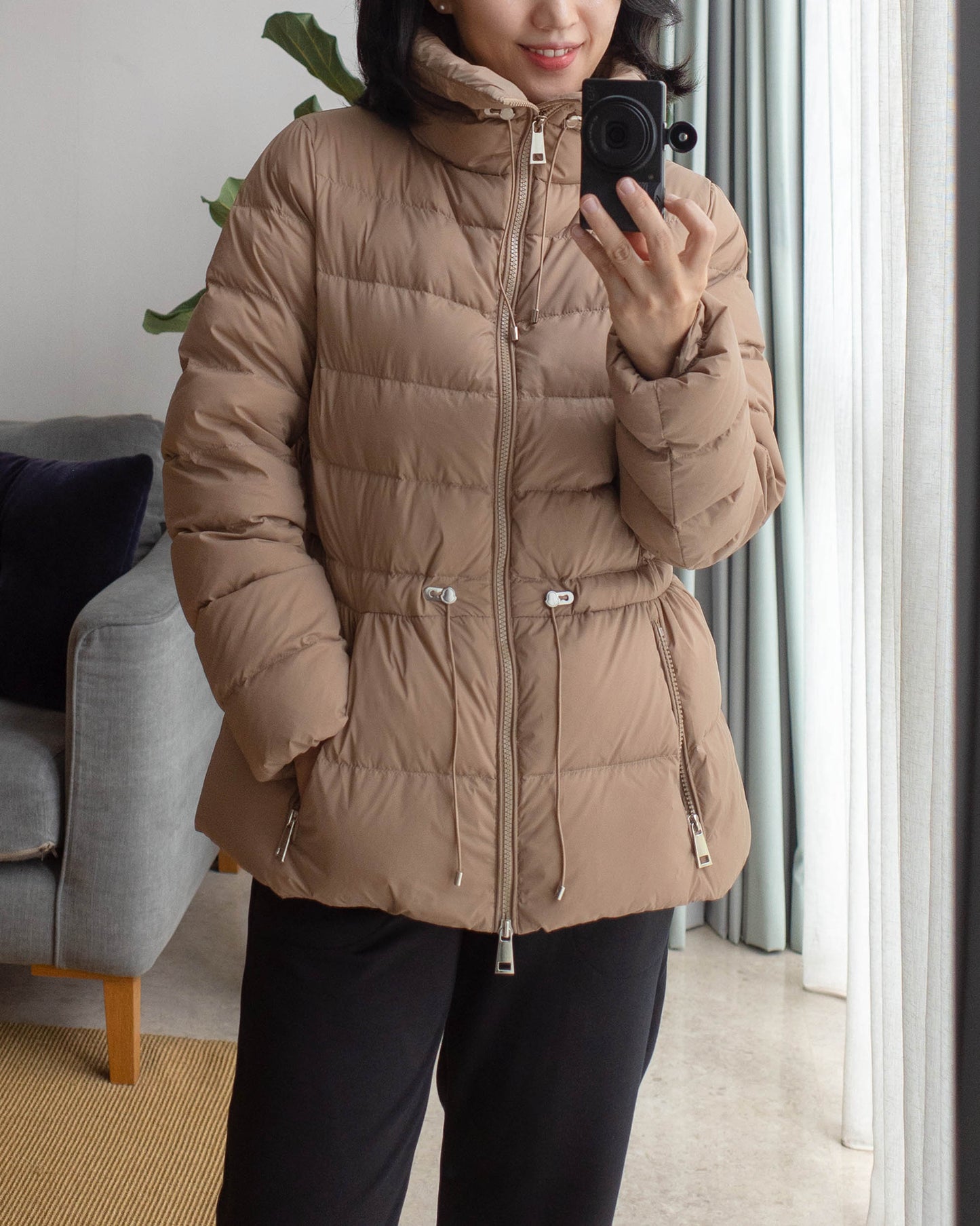 Slim duck down jacket