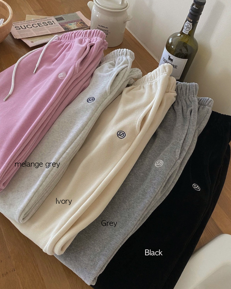 Velour jogger pants