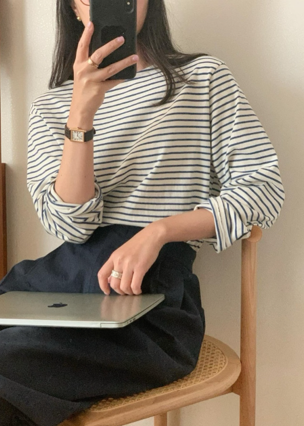 Marine long sleeves tee