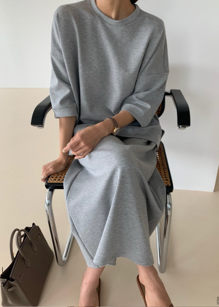 Raglan sweat tee/ skirt set