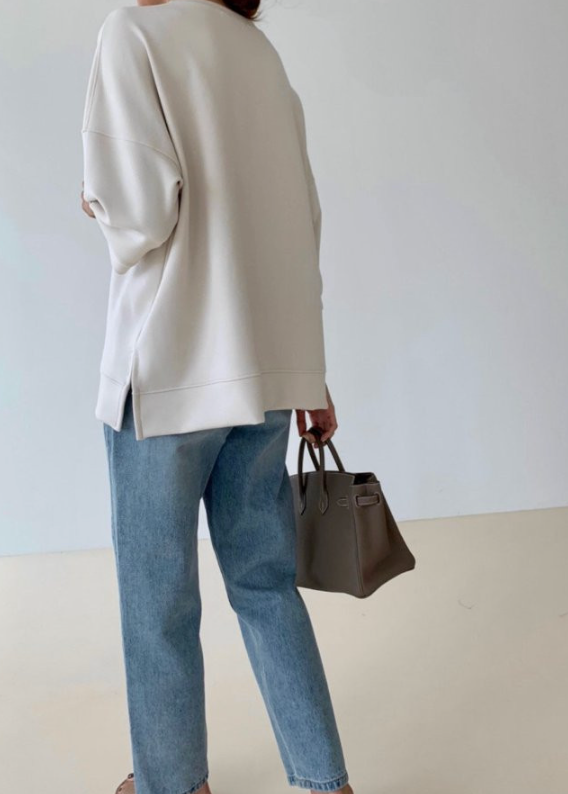 Raglan sweat tee/ skirt set