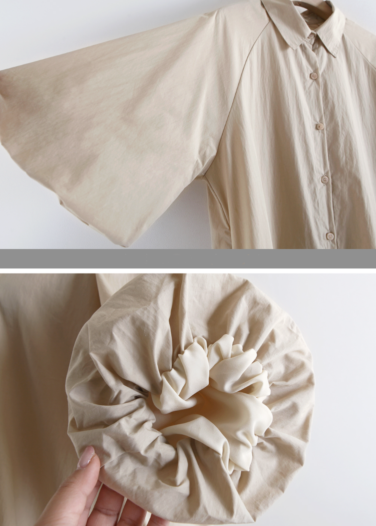 Puff shirt dress