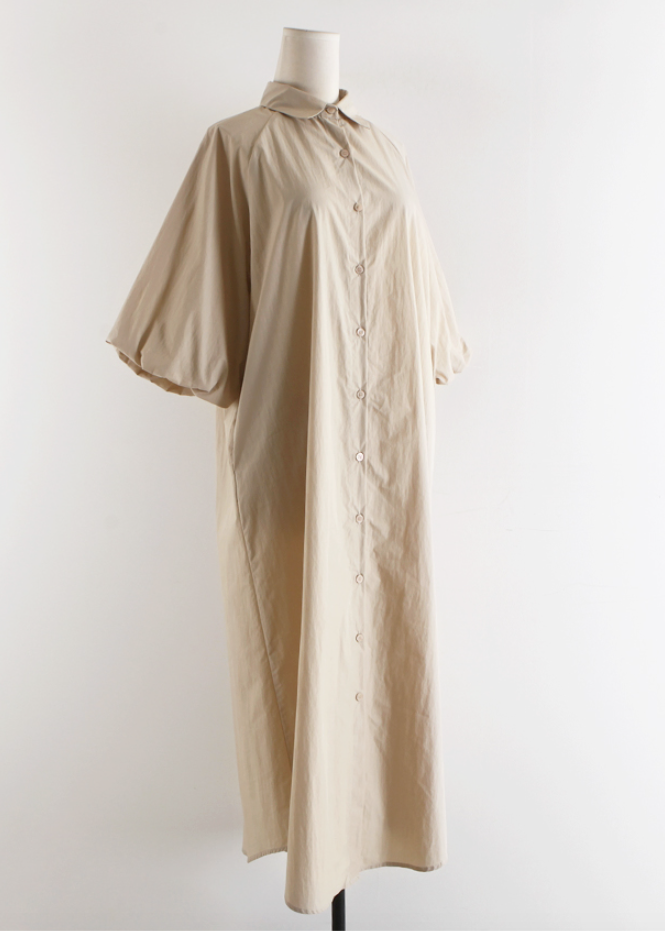 Puff shirt dress