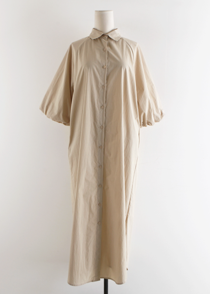 Puff shirt dress
