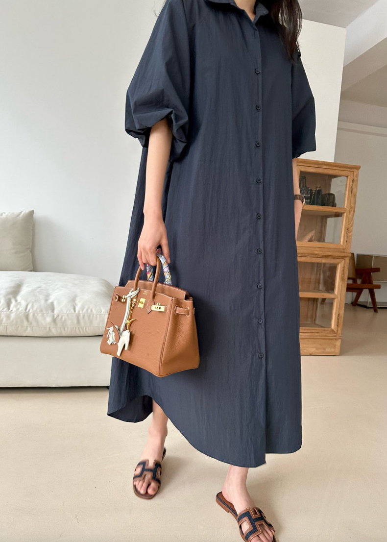 Puff shirt dress