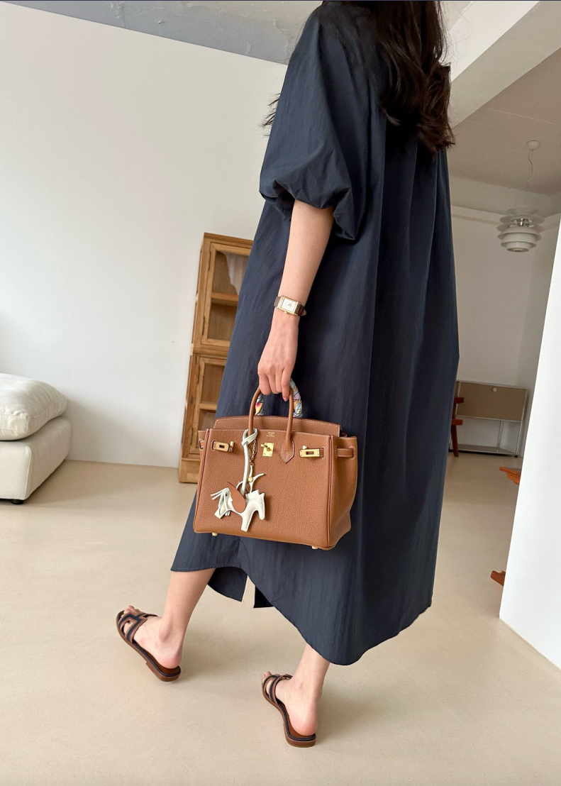 Puff shirt dress