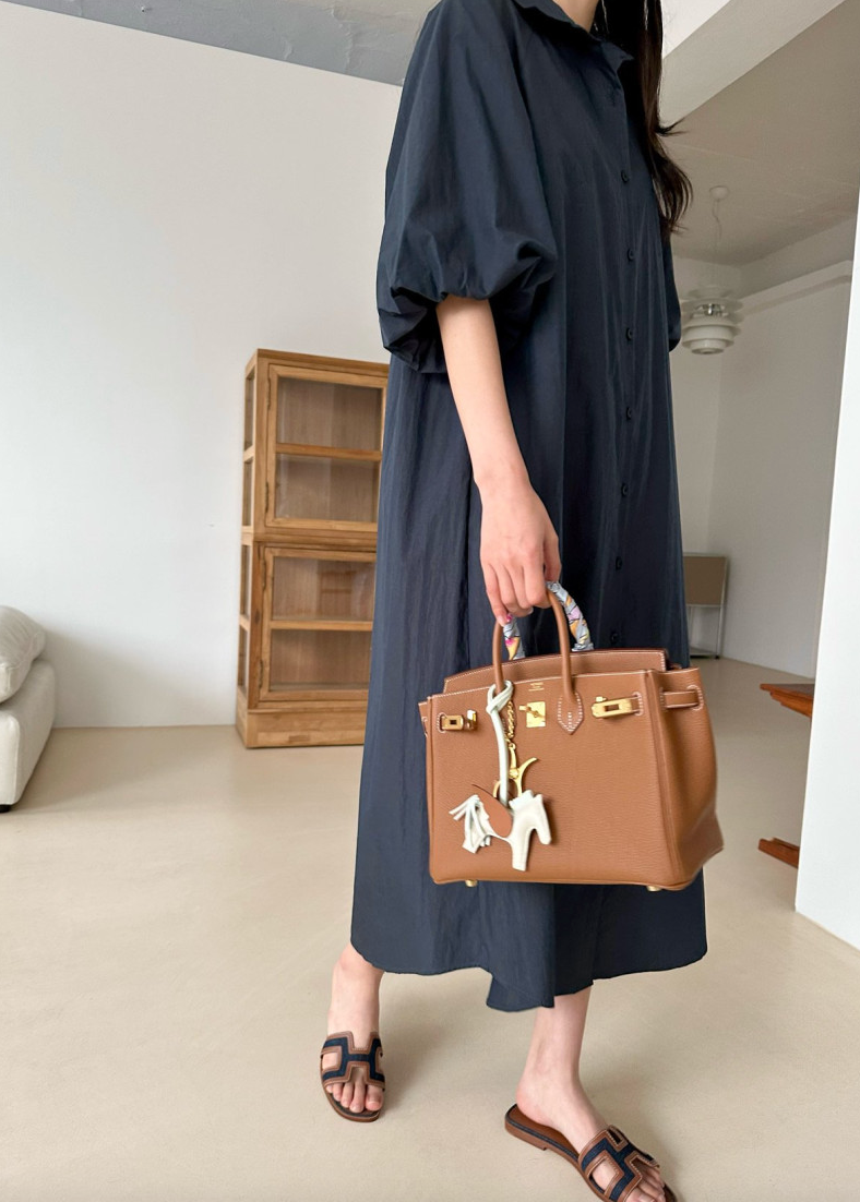 Puff shirt dress