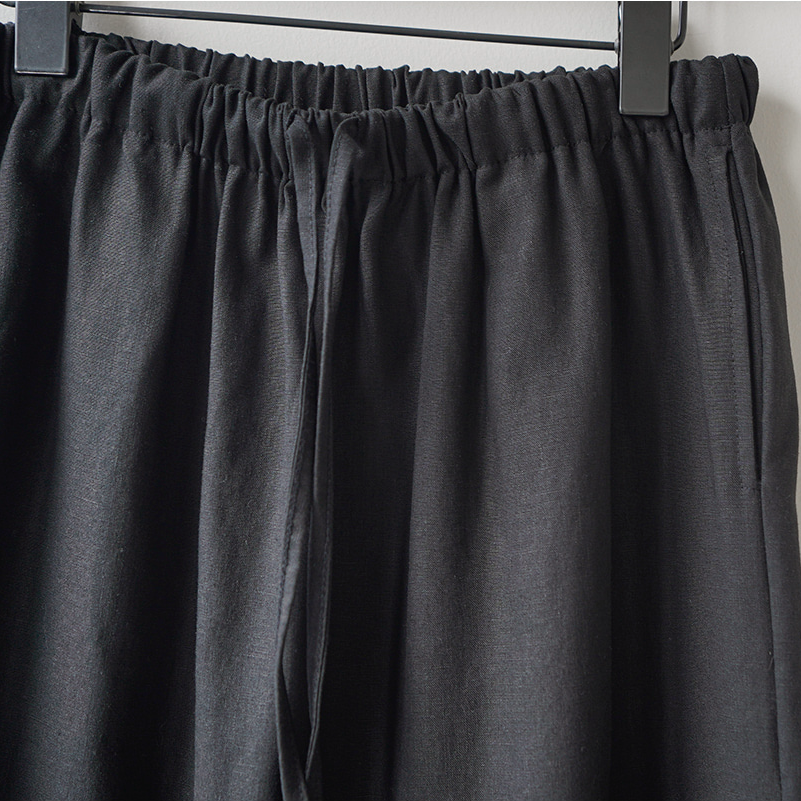 Soft linen midi skirt