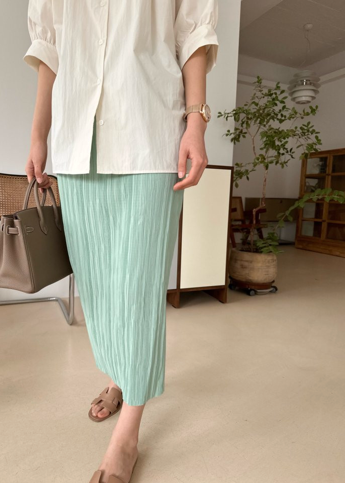 Candy pleats skirt