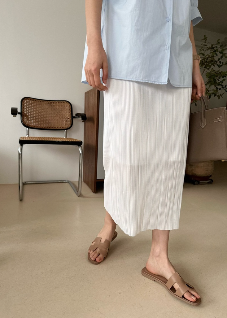 Candy pleats skirt