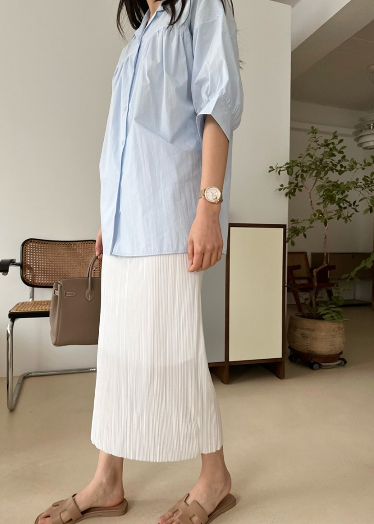 Candy pleats skirt