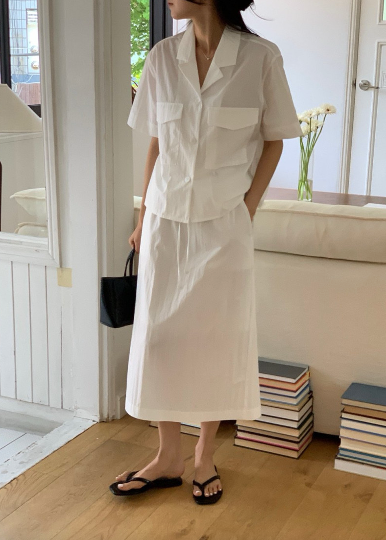 Libre paper blouse/ skirt