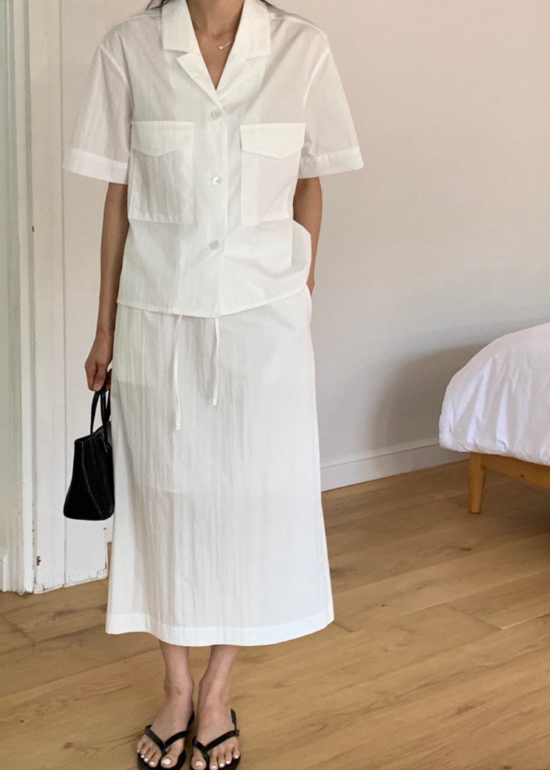 Libre paper blouse/ skirt