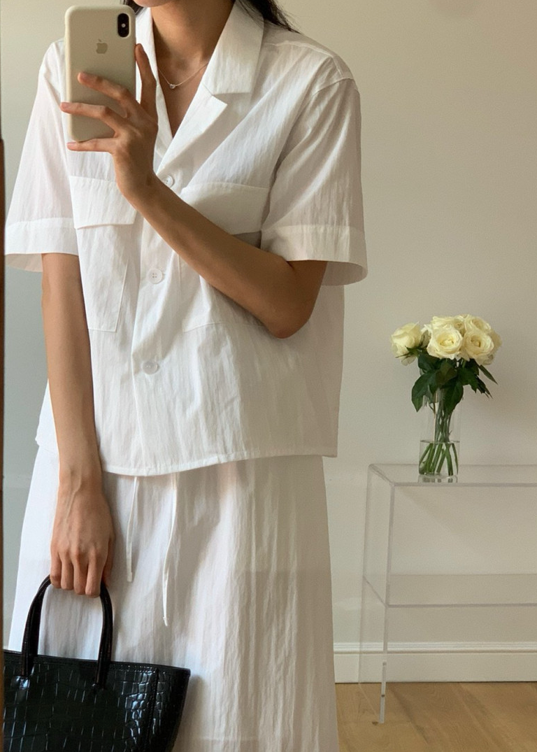Libre paper blouse/ skirt
