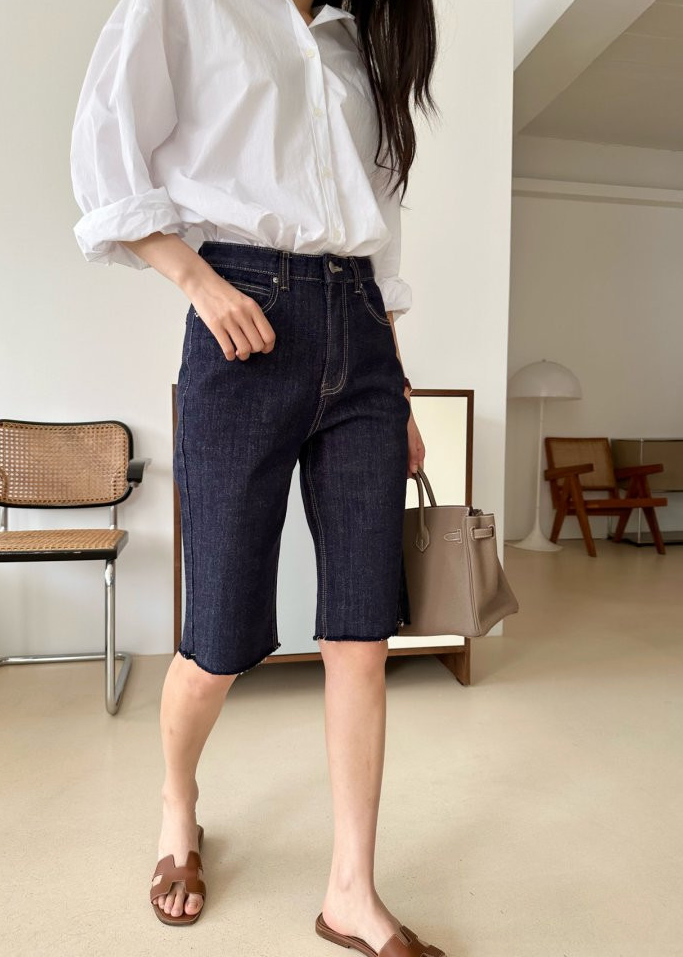 Non fade biker denim